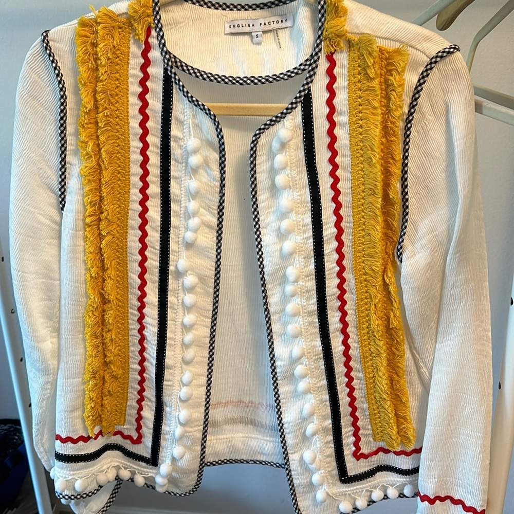 Open light weight jacket
